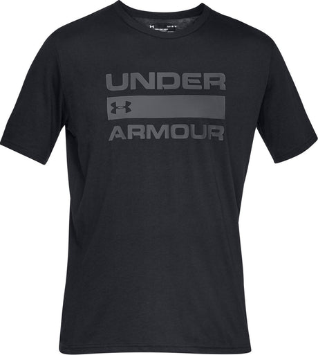 Under armour ua team issue wordmark ss heren sportshirt - zwart xl