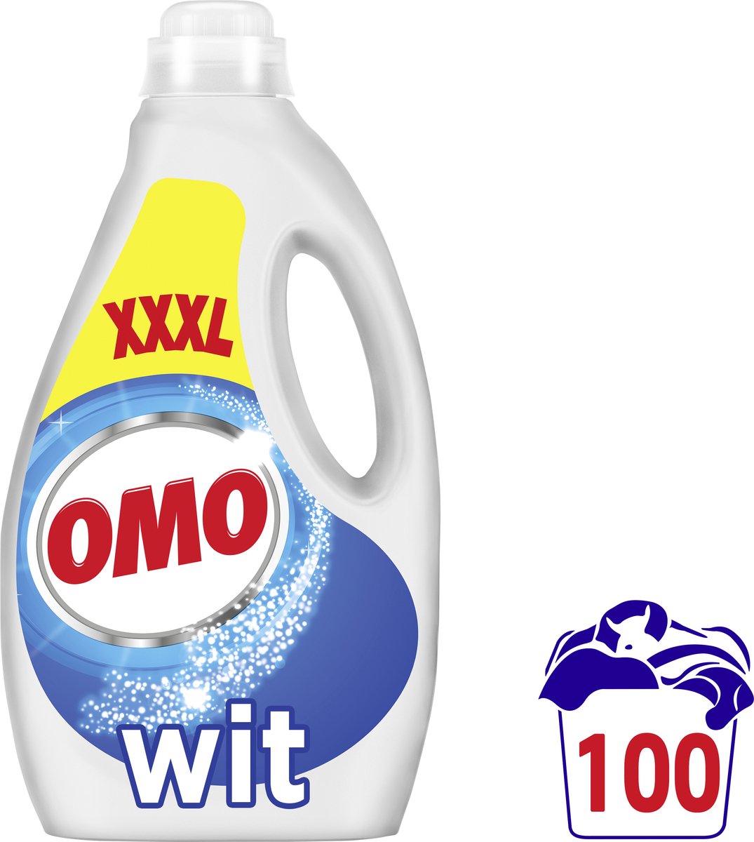 Omo wit 100 wasbeurten - 5 literfles
