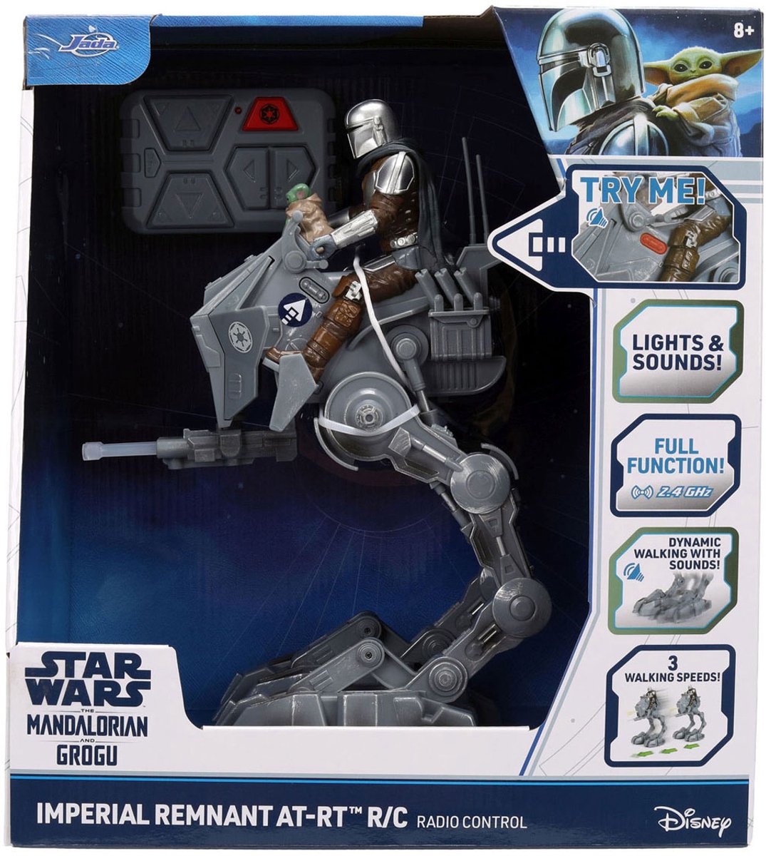 Disney star wars: the mandalorian grogu rc 1 12 imperial remnant at-rt 33 cm