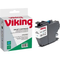 Inktcartridge viking compatibel brother lc3219xlc cyaan