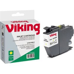 Inktcartridge viking compatibel brother lc3219xly geel