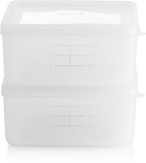 Lékué diepvriesbakje - 500 ml - set van 2 - transparant
