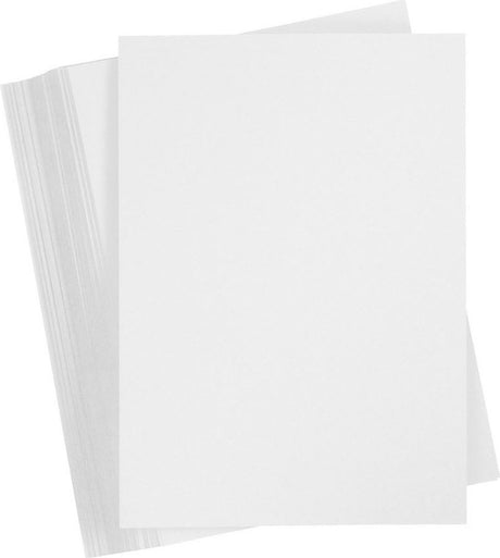 Creativ company karton - hobbykarton - wit - diy - kaarten maken - a2 - 42x60cm - 250 grams - creotime - 100 vellen