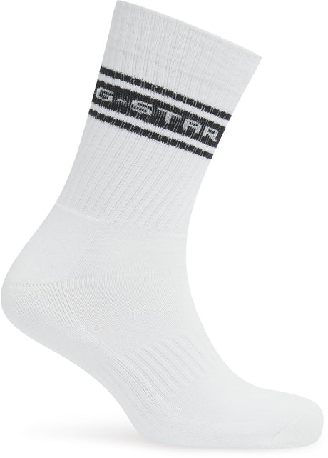 G-star heren 3p sokken sport stripe wit 43-46