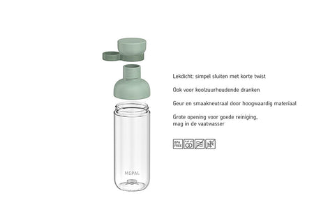 Mepal waterfles vita 500ml - vivid mauve