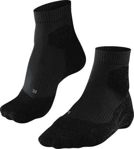 Falke ru trail anti-blaar functioneel materiaal hardloopsokken heren zwart - maat 46-48