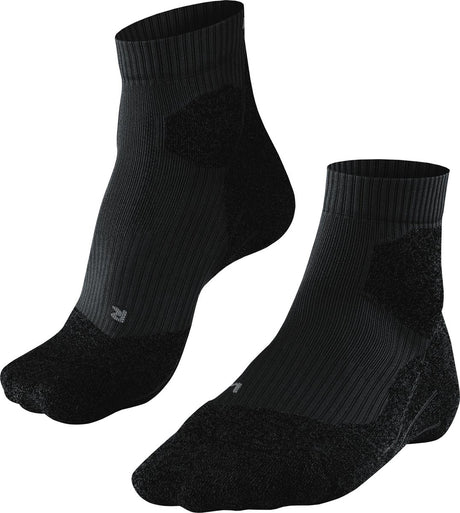 Falke ru trail anti-blaar functioneel materiaal hardloopsokken dames zwart - maat 41-42