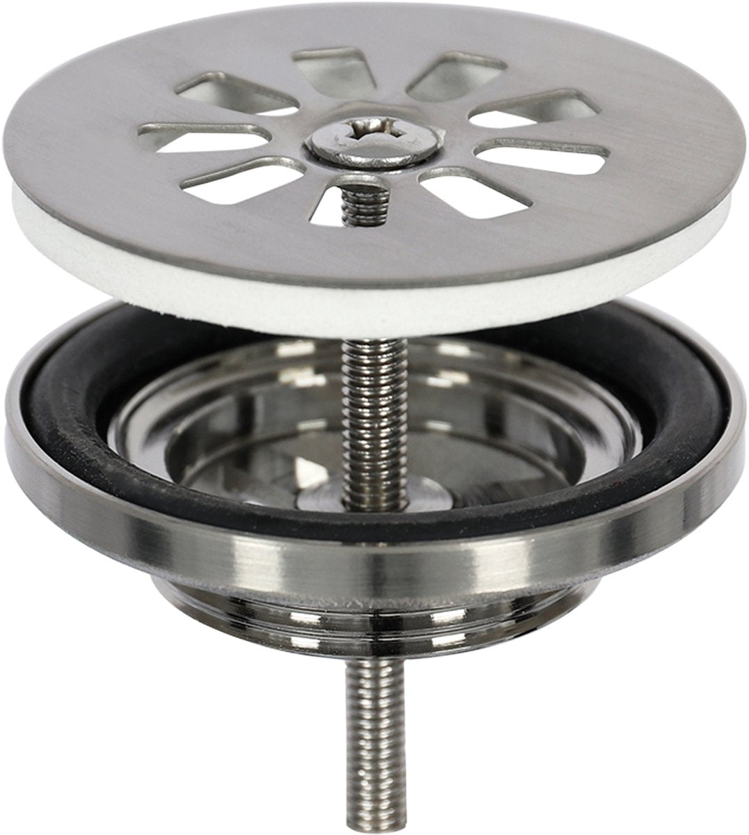 Differnz afvoerplug - mat chroom