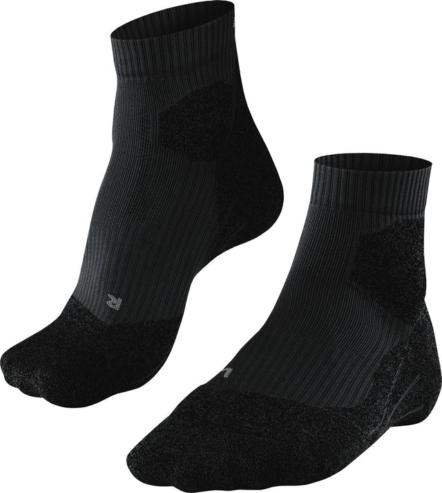Falke ru trail anti-blaar functioneel materiaal hardloopsokken dames zwart - maat 39-40