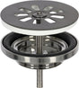 Differnz afvoerplug gun metal â€“ afvoerstop voor wastafel â€“ ã˜ 64 mm â€“ 6m schroef