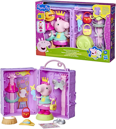 Peppa pig , peppa's kledingkast speelset