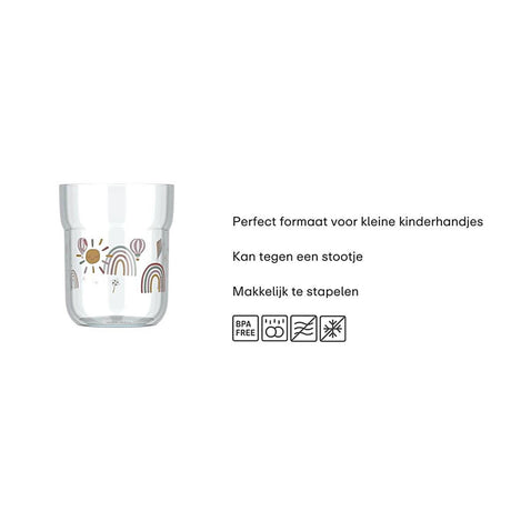 Mepal sunshine rainbow kinderglas 250ml