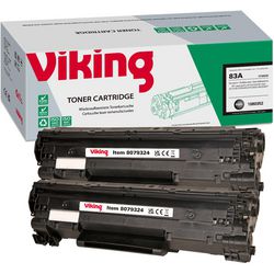 Tonercartridge viking compatibel hp cf283ad zwart 2 stuks