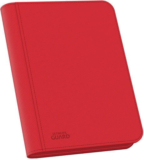 Ultimate guard zipfolio 160 8-pocket xenoskin - red