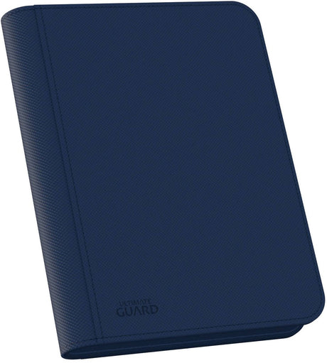 Ultimate guard zipfolio 160 8-pocket xenoskin - blue
