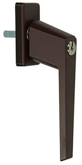 Yale 1019093 - 1 raamkruk met cilinderslot, bruin | 2 stuks