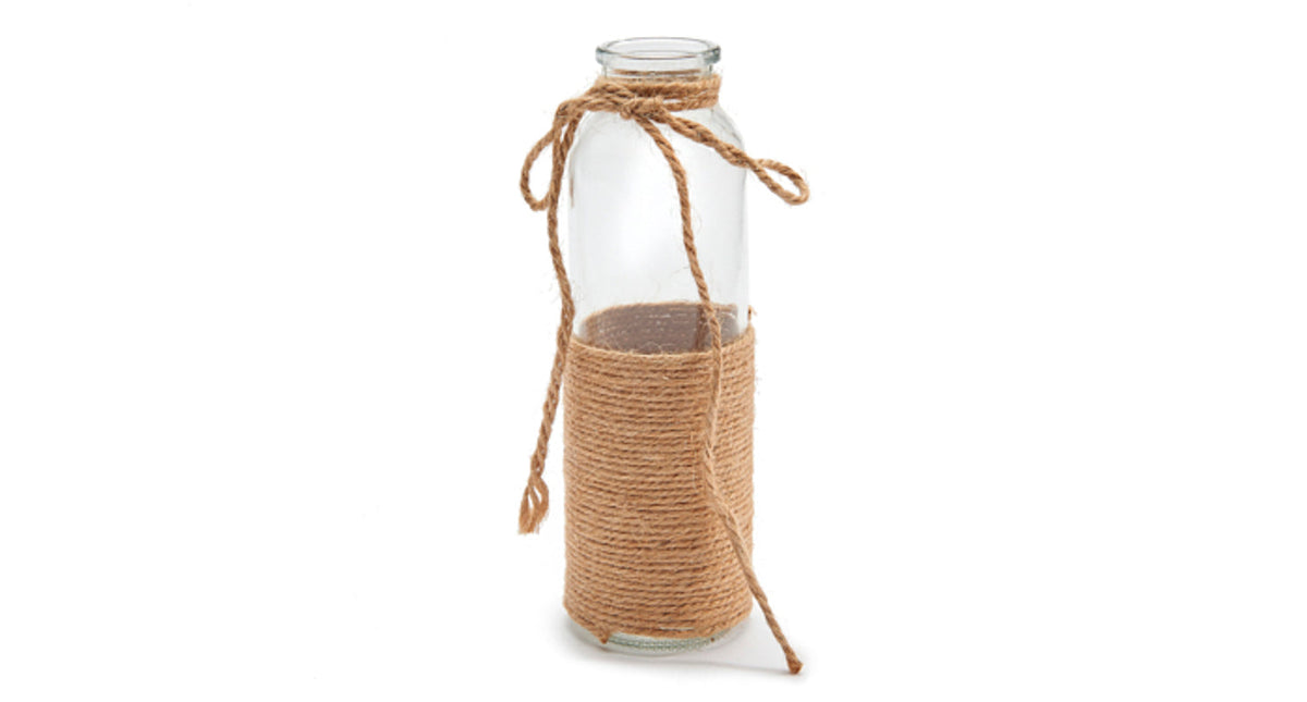 Rope bottle 'b' ø5,7x19cm, neck ø3cm