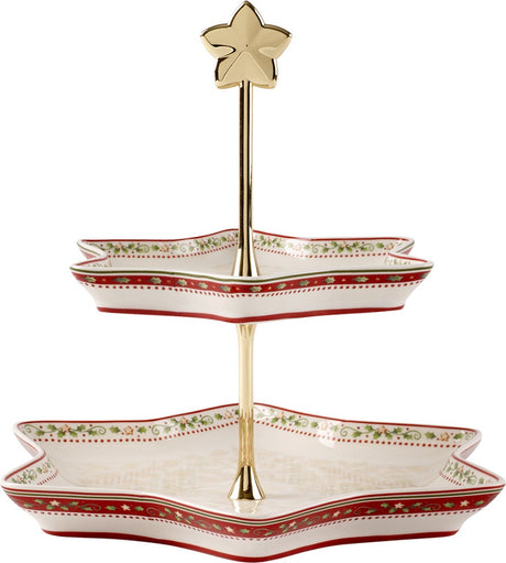 Merkloos sans marque villeroy boch winter bakery delight etagère hulst 25,5 cm