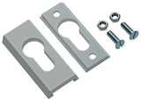 Yale 1019119 - 1 beveiliging profielcil.pz 9mm alu-wit | 2 stuks