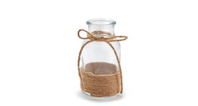 Rope jar ø6,5x12,5cm, neck ø3,3cm