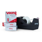 Plakbandhouder viking plastic, metaal zwart