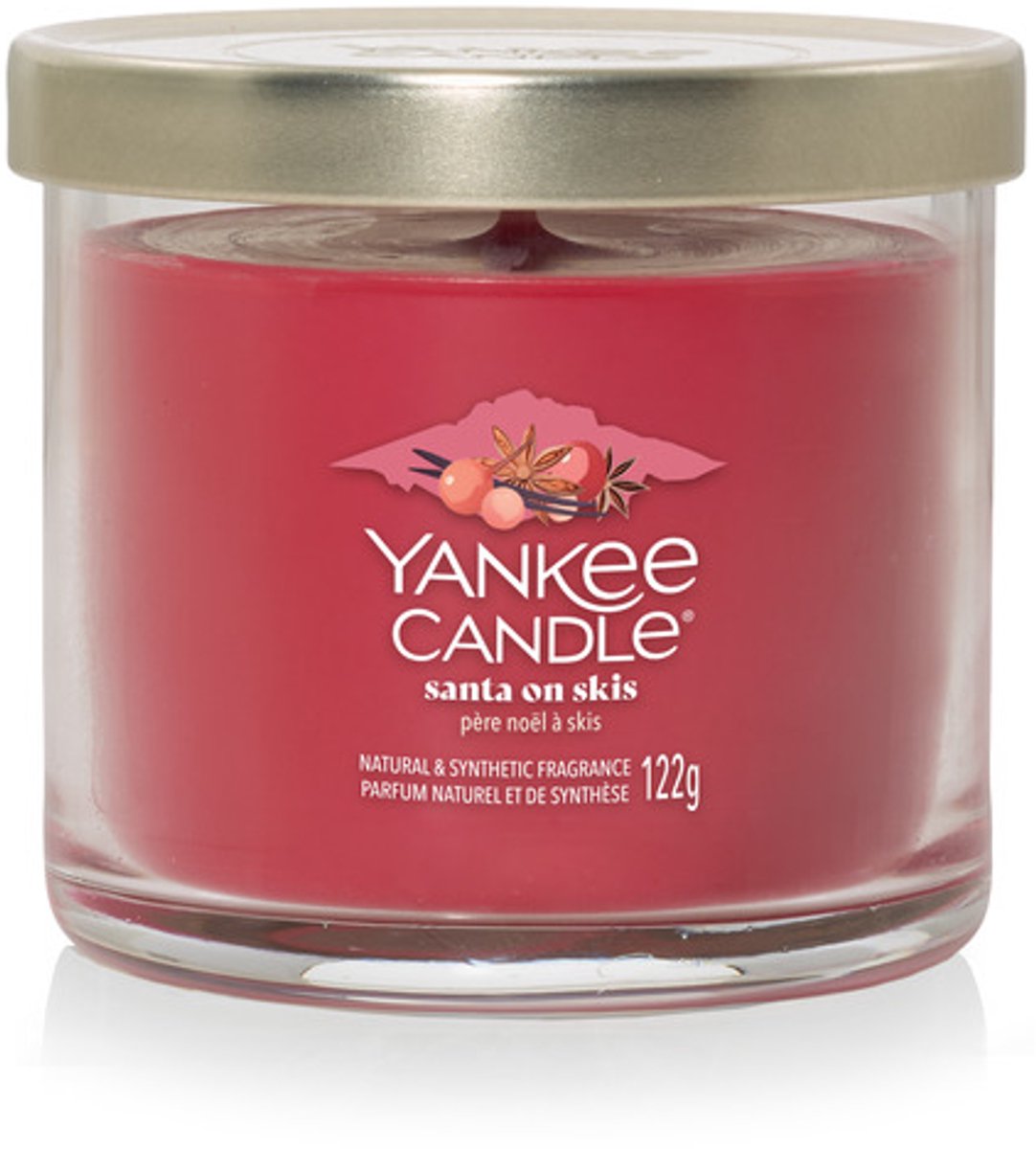 Yankee candle - santa on skis - small tumbler