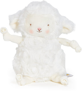 Bunnies by the bay roly poly kiddo knuffel - knuffeldier - geborduurde details - lammetje - 13 cm - wit