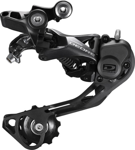 Shimano achterderailleur deore 10v shadow+ medium kooi zwart