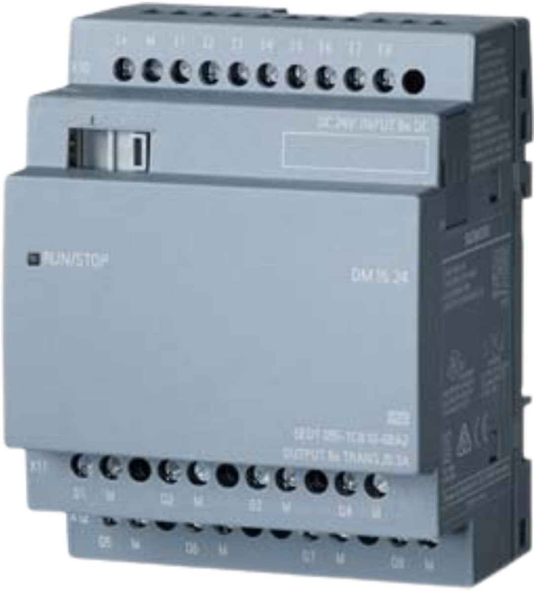 Siemens logo! dm16 24 0ba2 plc-uitbreidingsmodule 24 v dc
