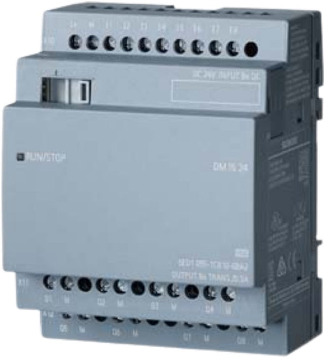 Siemens logo! dm16 24 0ba2 plc-uitbreidingsmodule 24 v dc