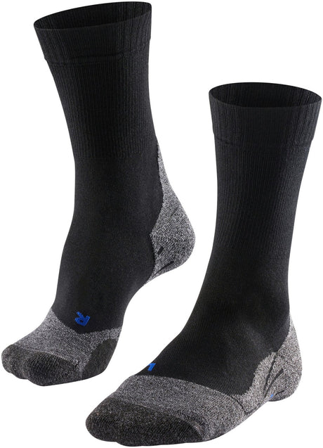 Falke tk2 cool anti-blaar dik lyocell functioneel materiaal wandelsokken dames zwart - maat 41-42