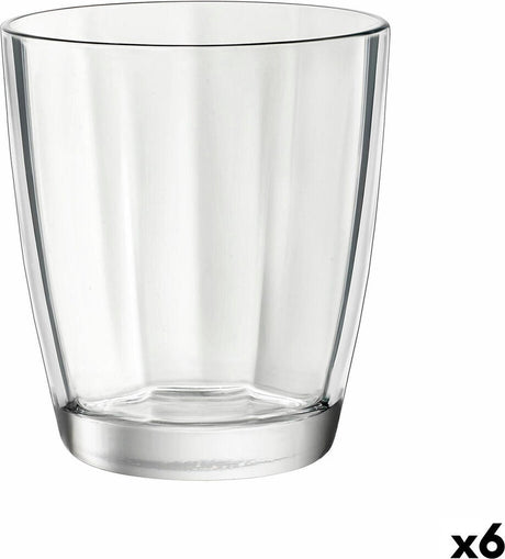 Bormioli rocco pulsar waterglas - 30 cl - transparant - set-6