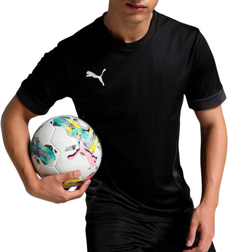 Puma teamgoal matchday jersey heren sportshirt - black- white-flat dark gray s