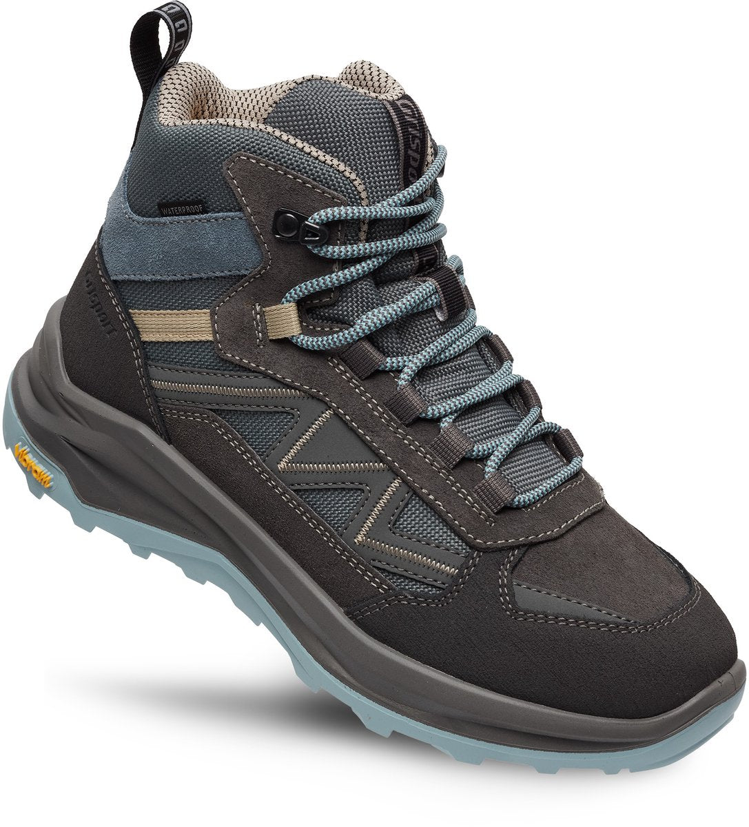 Grisport swift mid unisex wandelschoenen - grey blue