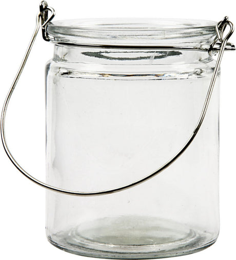 Creativ company glazen lantaarn 10x7,6 cm 12 stuks