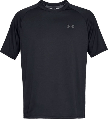 Under armour ua tech 2.0 ss tee-blk heren sportshirt - zwart - graphite