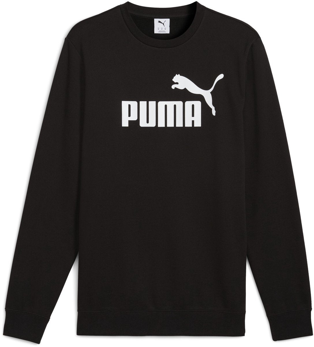 Puma ess no. 1 logo crew fl heren trui - black m