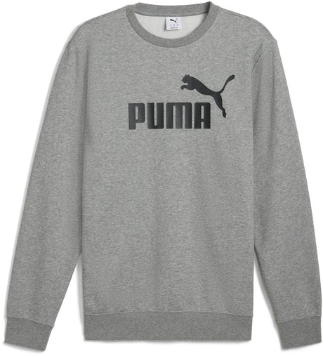 Puma ess no. 1 logo crew fl heren trui - medium gray heather xl