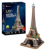 Cubic fun 3d-puzzel eiffeltoren met led