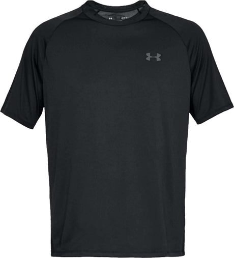 Under armour ua tech 2.0 ss tee-blk heren sportshirt - zwart - graphite