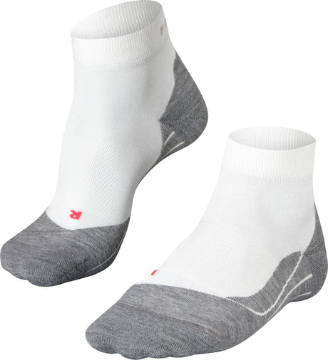 Falke ru4 short anti-blaar katoen functioneel materiaal hardloopsokken heren wit - maat 39-41