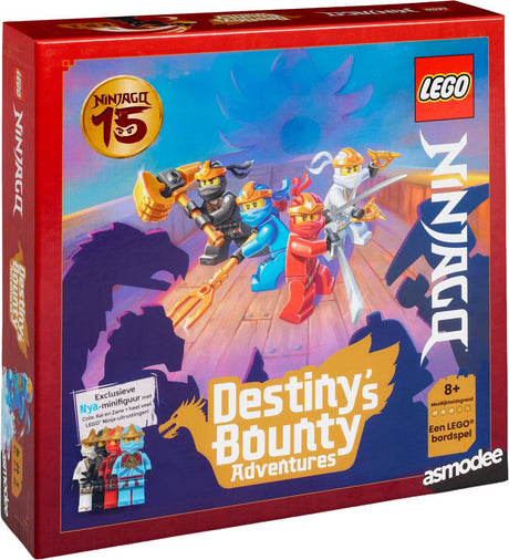 Asmodee lego ninjago destiny’s bounty adventures - coöperatief bordspel - 2 tot 4 spelers - vanaf 8 jaar - verstelbare moeilijkheidsgraad