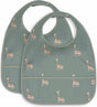 Jollein - baby slab waterproof - slabbetjes - jungle jambo - 2 stuks