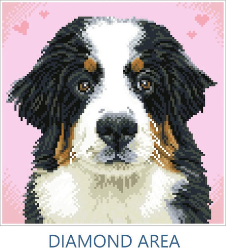 Diamond dotz® diamond dotz dog zuzu - diamond painting - 11.664 dotz - 29x29 cm