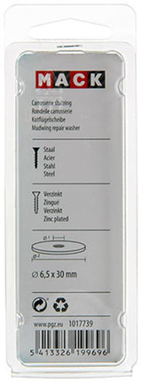 Mack 1017739 - carrosserie sluitring verzinkt12 st 6,5 x 30 mm | 10 stuks