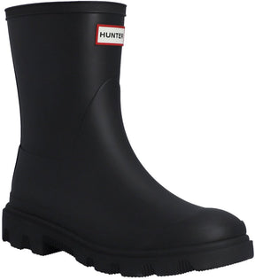 Hunter downpour short boot unisex regenlaarzen - zwart