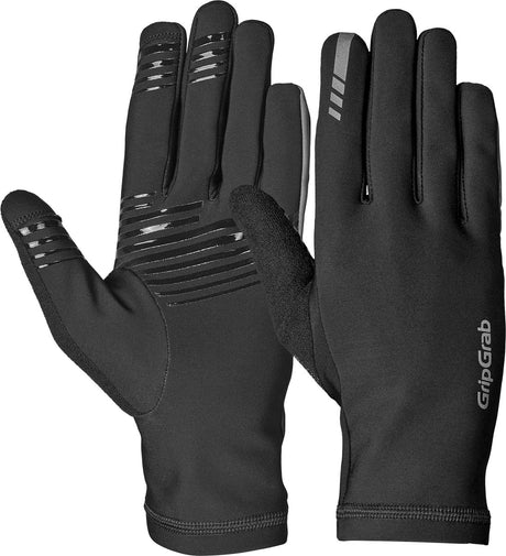 Gripgrab - insulator 2 lente herfst fietshandschoenen lange vinger thermo zonder padding - zwart - unisex - maat s