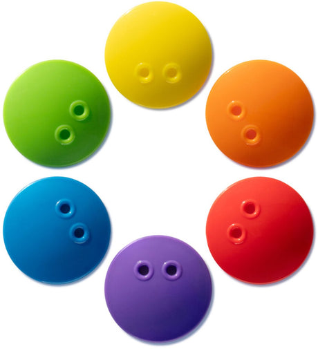 Moluk bilibo dots set kleurrijk speelgoed voor creatief spel.