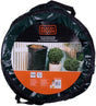 Black+decker tuinafvalzak - opvouwbaar - 45x75 cm - 120 l - groen