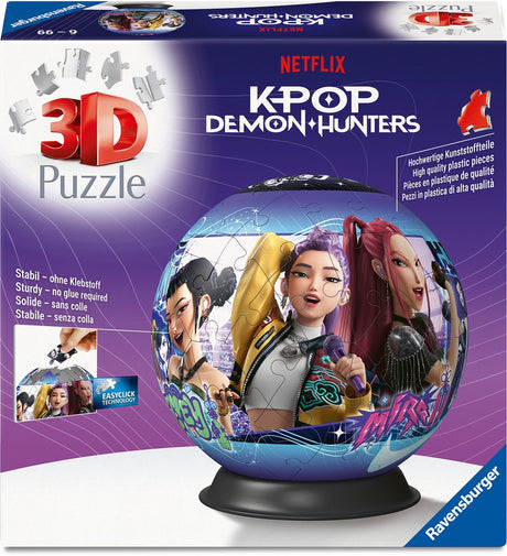 Ravensburger k-pop demon hunters - schilderen op nummer - creart